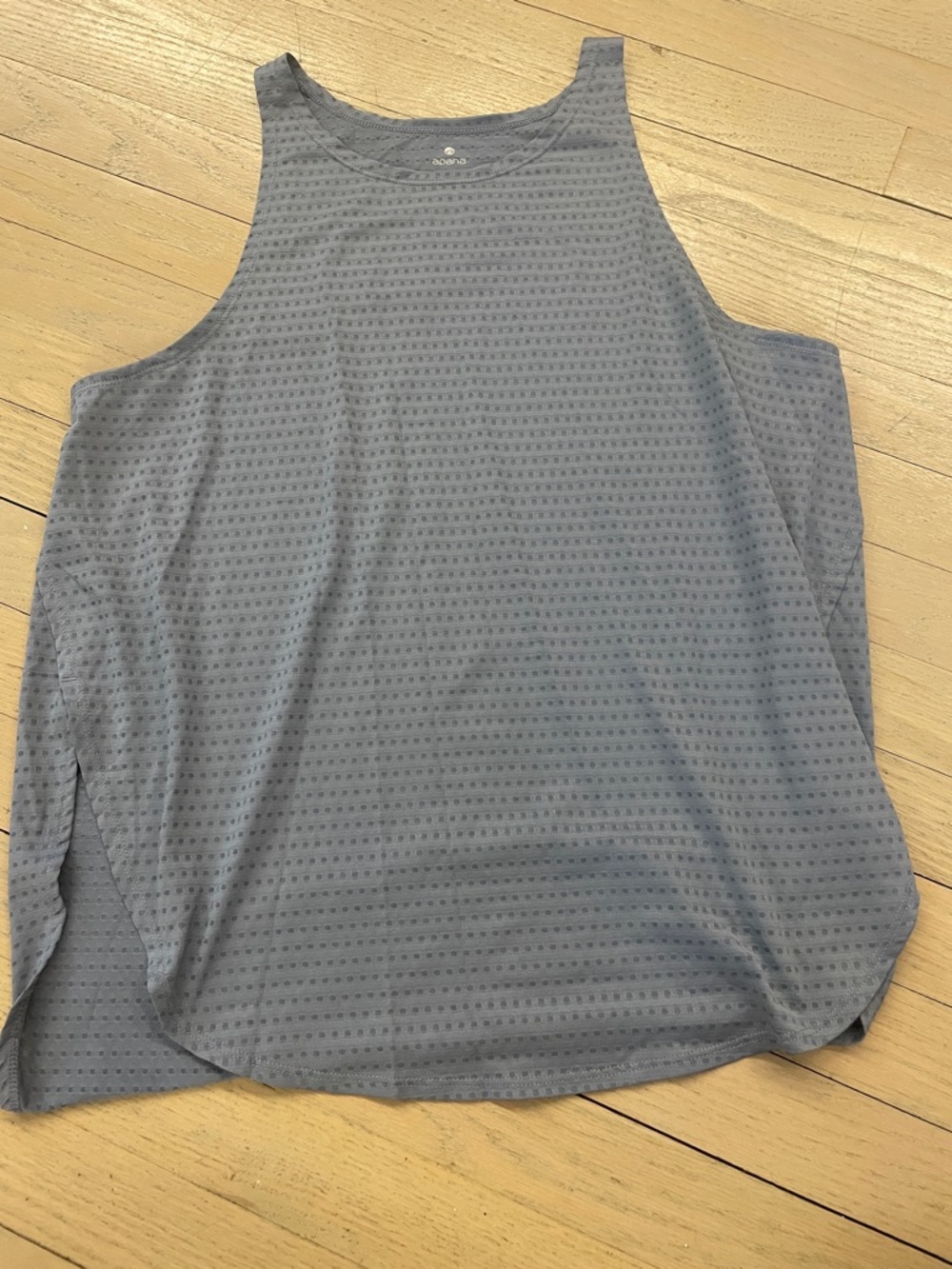 Apana Light Blue Sleeveless Workout Tank